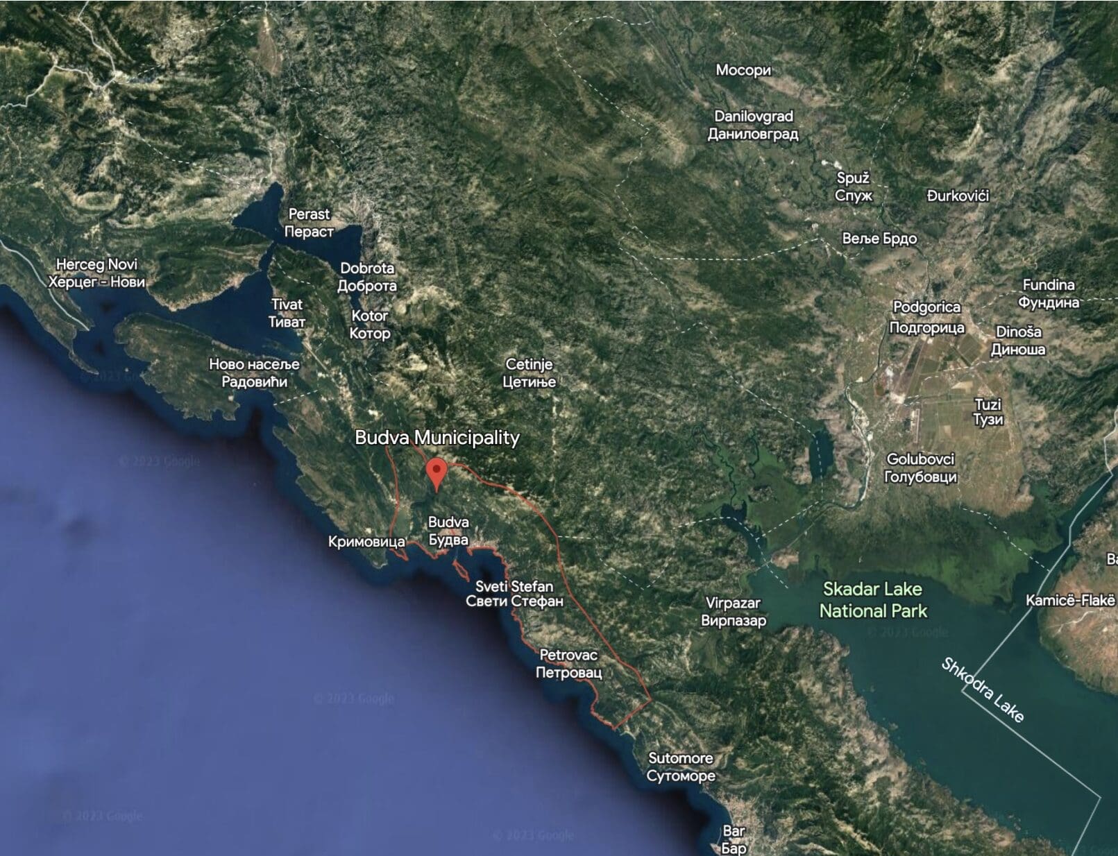 MRE-Immobilie (11) Premium-Baugrundstück in Reževići zu verkaufen — Montenegro
