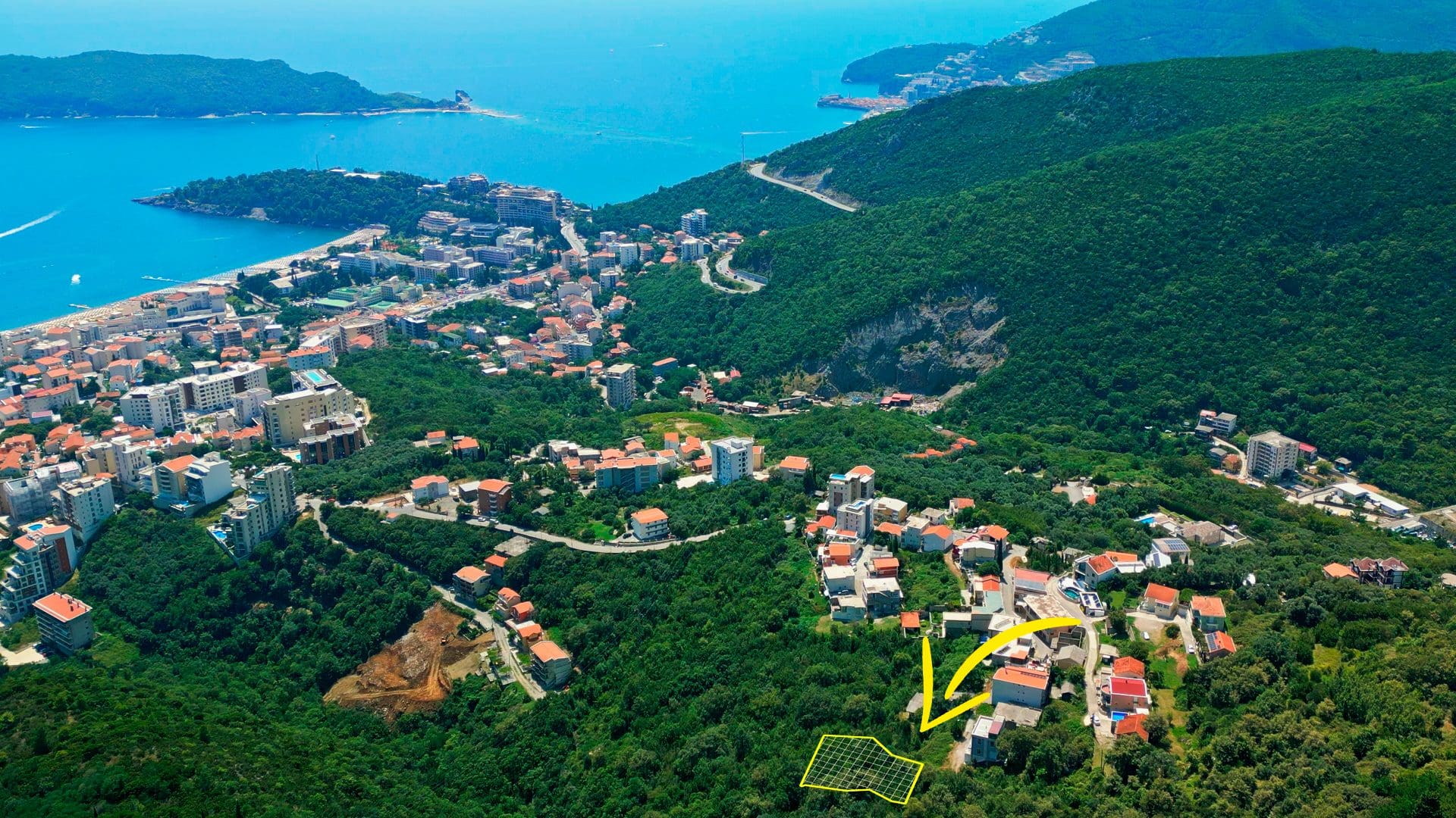 Montenegro Estates (7) Zemljište na prodaju u Bečićima — Becici