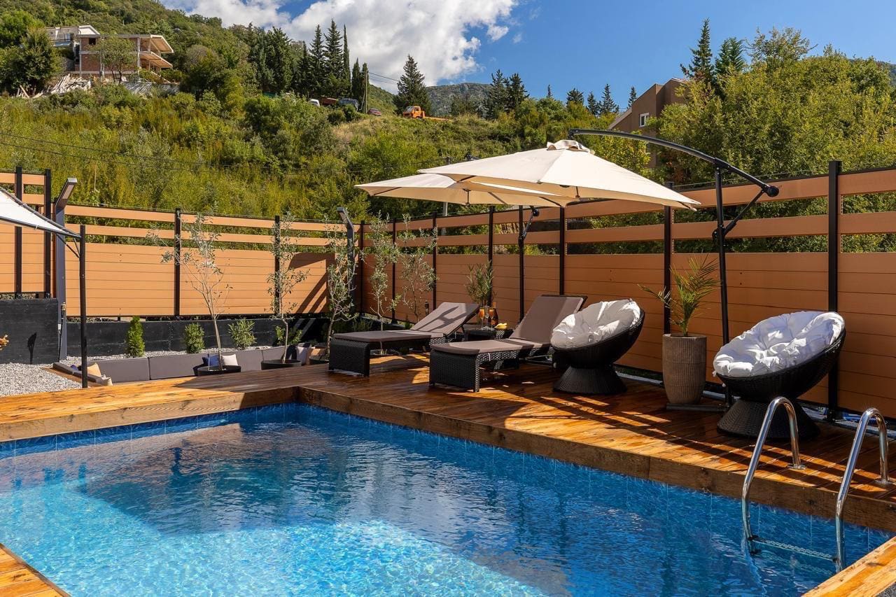 Montenegro Estates Karadağ (11) Lastva Grbaljska'da Daireler – Havuzlu Modern Evler, Budva'ya 5 km — Karadağ