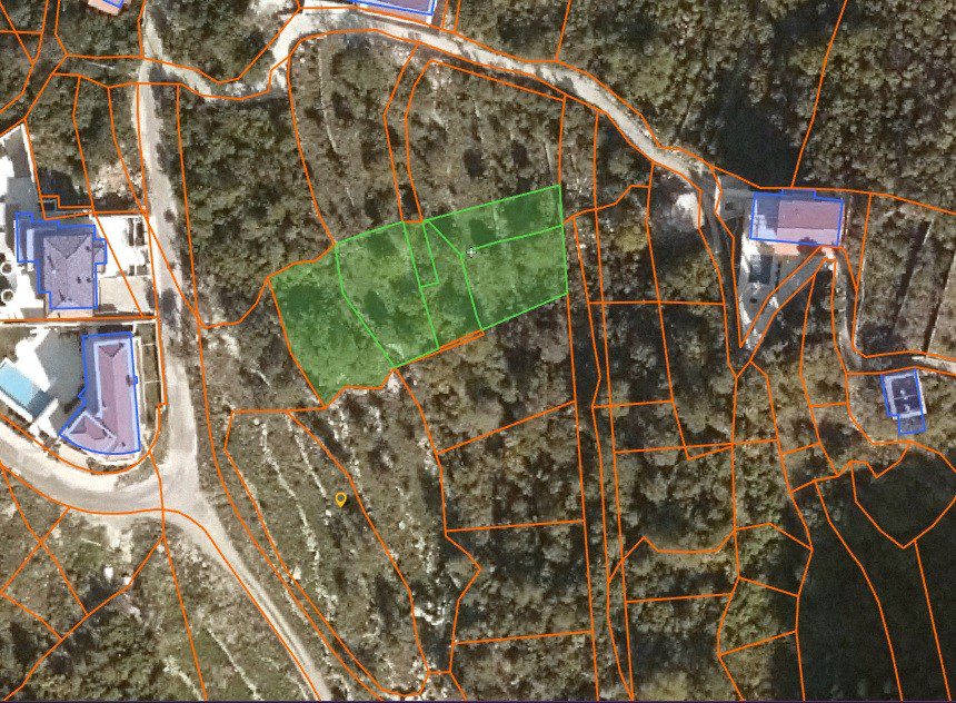 Baugrundstück zum Verkauf nahe Budva, Montenegro – (10) Bauland zu verkaufen nahe Budva — 1.262 m² in Tudorovići